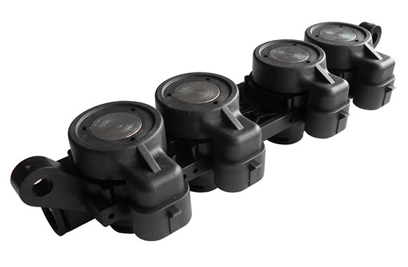 AEB INJECTORS 4 CYL. POLY W/O NOZZLES