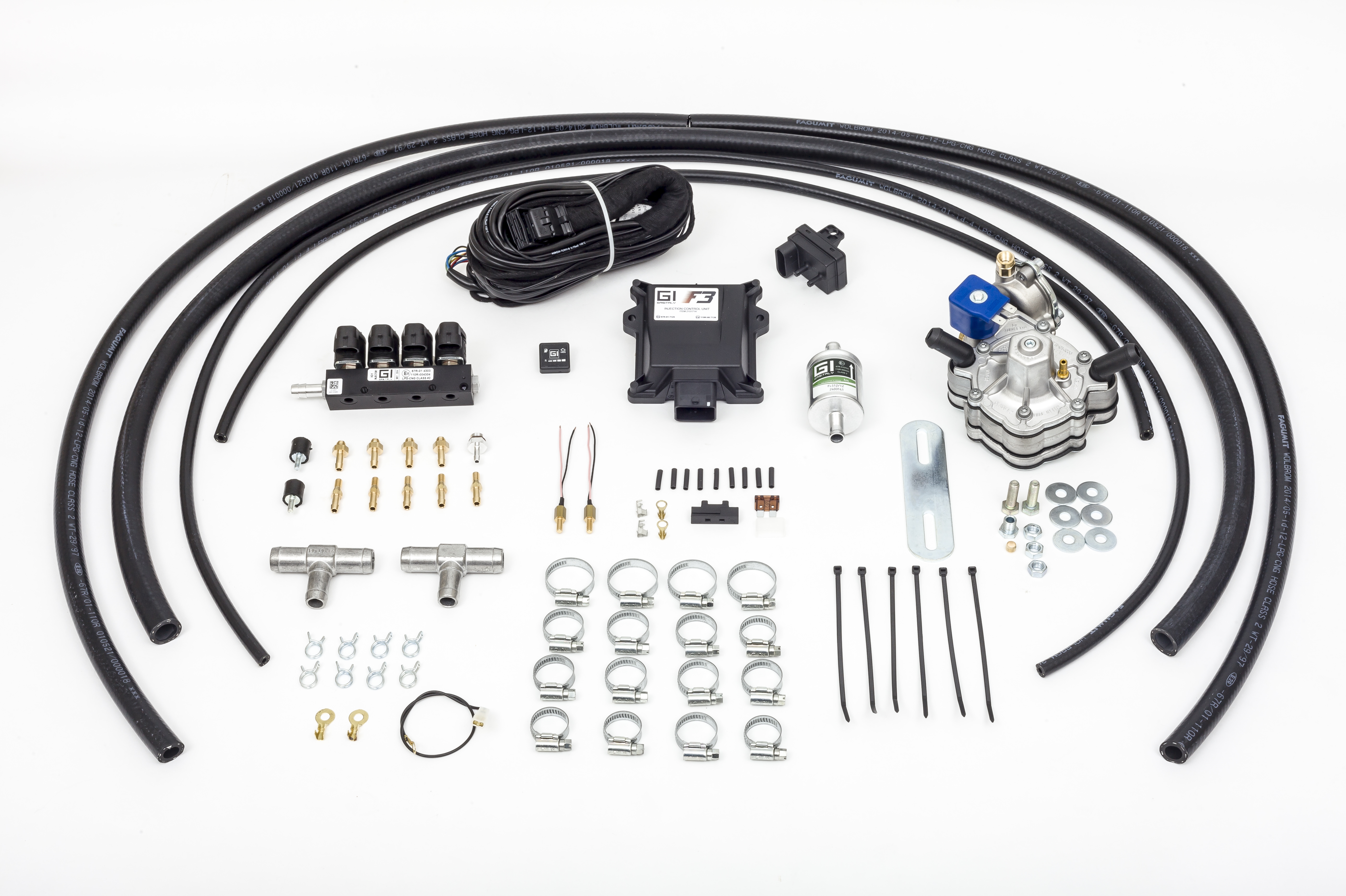 GASITALY SEQUENTIAL LPG KIT F3 4 CYLINDERS