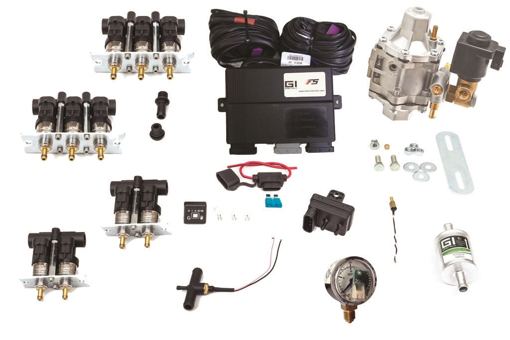 GASITALY SEQUENTIAL CNG KIT F5 10 CYL 